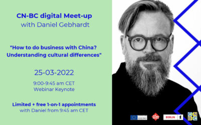March 25th: “Go-to-China!” Meet-Up#9 with Daniel Gebhardt